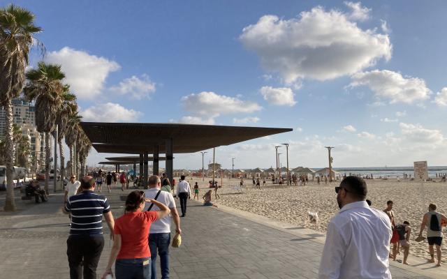 The Tayelet in Tel Aviv